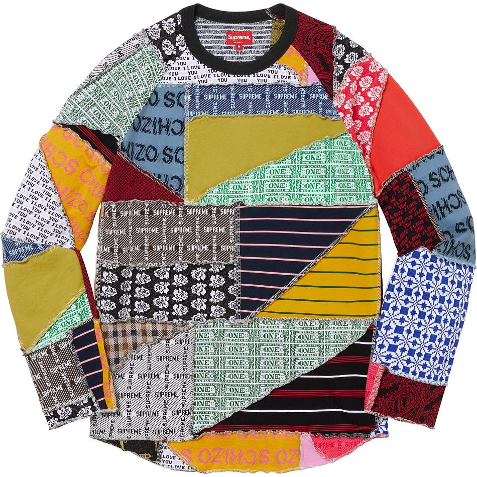 Suéteres Supreme Patchwork Jacquard L/S Top Multicolor | Supreme 305UT